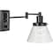 Progress Lighting Hinton Collection Black Swing Arm Wall Light P710084-031 - alternate 1